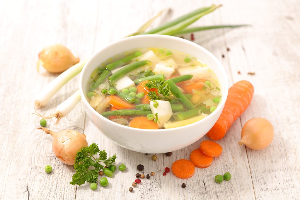 zeleninová polievka recept
